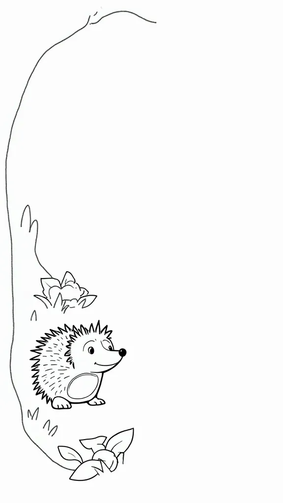 hedge hog coloring pages